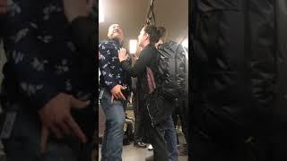 Sf Bart train fighting