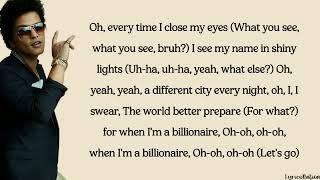 Travie McCoy Ft Bruno Mars - Billionaire (lyrics)