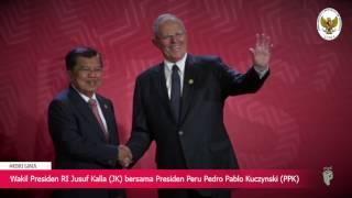 Indonesia VP Jusuf Kalla in APEC Peru Leaders Meeting 2016