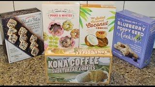 Trader Joe’s Cookies: Black & White, Pinks & Whites, Salted Caramel Coconut, Blueberry, Kona Coffee