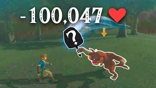 What's The MOST DAMAGE YOU can Take in ONE Hit? | Zelda Botw