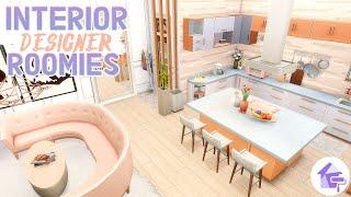 INTERIOR DESIGNER BESTIES APARTMENT ~ Sims 4 Dream Home Decorator Renovation Speed Build (No CC)