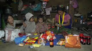 Nepali village || happy family are happy goget gifte || Rural kife