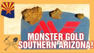 Southern Arizona gold prospecting. A few hours detecting desert gold nuggets. [S7-E2]