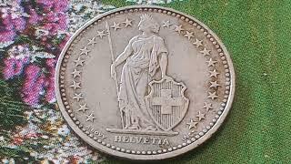 Rare and Expensive Coin Error Worth Money  $ 70,000,00  Switzerland 1/2 Fr Helvetia 1992