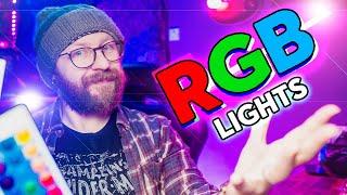 Discover the Ultimate RGB Stream Lighting for Twitch! - Budget RGB Floodlights