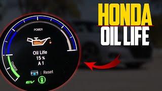 Is the Honda Oil Life Percentage Accurate and How Can It Be Reset?