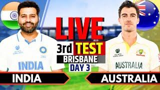 India vs Australia, 3rd Test, Day 3 | IND vs AUS Live Match Today | Live Cricket Match Today