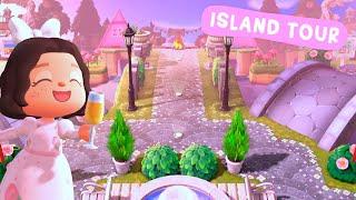 Pink Elegant Island Tour And Everything Is Symmetrical! | Animal Crossing New Horizons