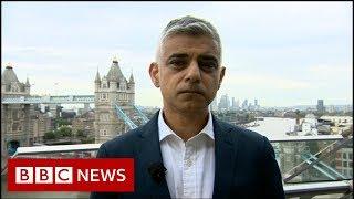 Sadiq Khan: Trump 'poster boy for far right' - BBC News