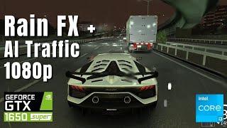 Assetto Corsa CSP 0.1.78 + Rain FX + Pure + AI Traffic | i3 12100F + GTX 1650 SUPER 1080p