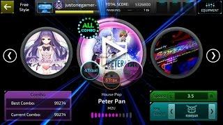 SUPERBEAT: XONiC - Peter Pan (6TRAX FX) Playthrough (99999 Combo Trophy) [PS TV]