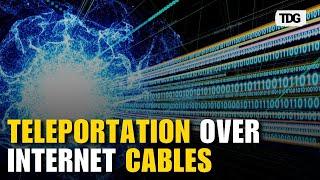 From Sci-Fi to Reality: Quantum Teleportation Over Regular Internet Cables