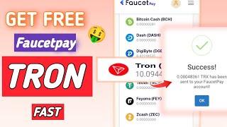 Free TRON ( TRX )  Faucet 2024 Without Investment | Get Free TRON Faucet Mining 2024 | #tron #trx