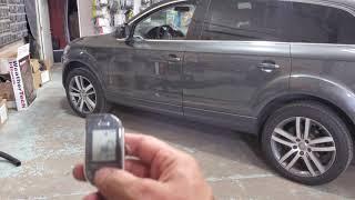 Audi q7 2013 remote starter installation by CSI Car systems installation