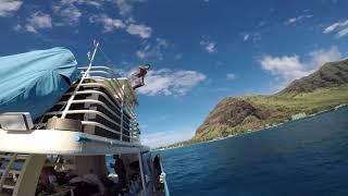 After Dive Jump - Westside of  Oahu