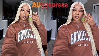 HONEST REVIEW ON THIS $130.75  BLONDE 613 HD WIG 28” FT ALIEXPRESS TUNEFUL HAIR (Biggest sale of YR)