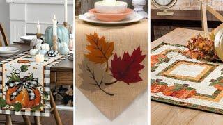 Fall Themed Table Runner Designs