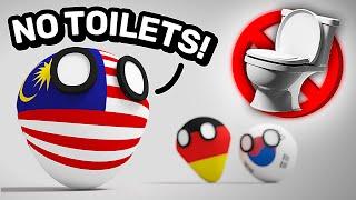 COUNTRIES COMPARE STRANGE CUSTOMS 2 | Countryballs Animation