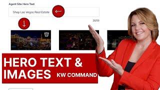 KW Command | Hero Text & Hero Image on KW Command Websites