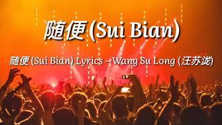 随便 (Sui Bian) – Wang Su Long (汪苏泷) Indo Lyrics