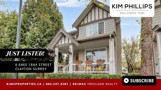 Just Listed | 6 6465 184A Street, Cloverdale, Surrey