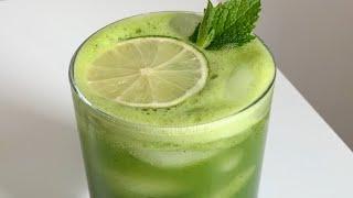 Do you have 1 cucumber & 1 lime? Try this refreshing drink! No Alcohol needed.