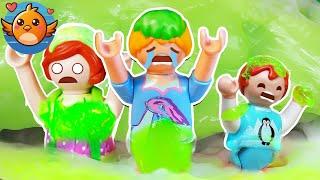 Playmobil Familie Vogel: SCHLEIM PARTY mit Hannah, Julian & Emma! 1h Slime! Playmobil Film Deutsch