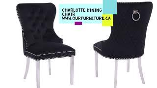 Charlotte Dining Chair.Velvet seat with stainless-steel leg frame. Blue, Black, Grey, Green, Beige.