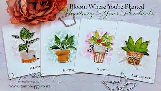 Great Ideas for the Bloom Where You're Planted Suite!  Use Your Plentiful Plants Bundle to the Max!
