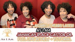 AGAIN!? AS I AM Jamaican Black Castor Oil Review + Tutorial | 2 Years Later!