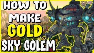 How To Make Gold With The Sky Golem In WoW BFA 8.3 Gold Making, Gold Farming