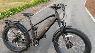 Rhee Cycle Mamba FX - 750w 48v full suspension electric mountain bike quick view