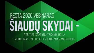 "Modulina" vebinaras "Šiaudų skydai - ateities statybų technologija"