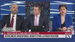 El conflicto por Aerolínas: el secretario de transporte en LN+