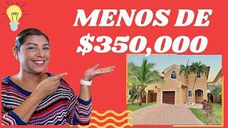 ️ Propiedades a la venta en Miami Dade disponibles en menos de $350,000  