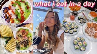 COLLEGE WHAT I EAT IN A DAY  healthy & realistic