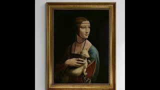 Lady with an Ermine | Leonardo da Vinci’s Renaissance Masterpiece | Museum-Quality Canvas Print