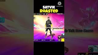 Cringe Youtuber Satvik  Satvik Exposed || Satvik ff roast #shorts #freefire #satvik #roast