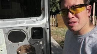 25. Touring Camper Van Build- Door Cable Fix, Subfloor Edging Support