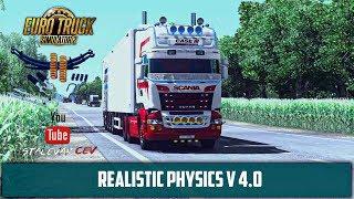 Euro Truck Simulator 2 v1.35 Mods Обзор Realistic Physics v 4.0