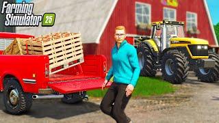 FARMIN’ for PROFIT in our ABANDONED TOWN! Farming Simulator 25