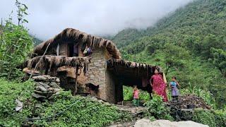 Most Peacefull and Relaxing Nepali Pastoral Village Life of Nepal | Nepali Mountain Village Life