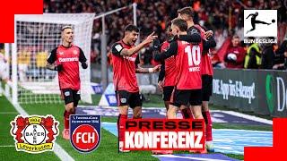 5:2-Kantersieg | PK mit Alonso & Schmidt nach Bayer 04  1. FC Heidenheim | Bundesliga, 11. Spieltag