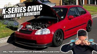 THEY RUINED MY K-SERIES CIVIC ENGINE BAY