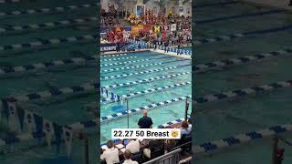 Fastest 50 Breast Ever.. Leon Marchand is a SPRINTER now??