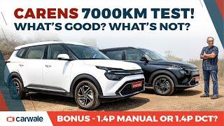 Kia Carens 2022 7000km Test | Pros and Cons | Which Variant to Buy | CarWale