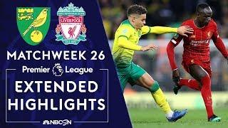 Norwich City v. Liverpool | PREMIER LEAGUE HIGHLIGHTS | 2/15/2020 | NBC Sports