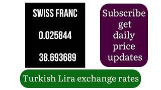 Turkish Lira Rates Today 11 August 2024 -  pound to lira