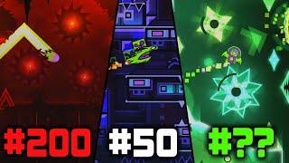 Ranking Every Extreme Demon I've Completed (Top 200) | Geometry Dash